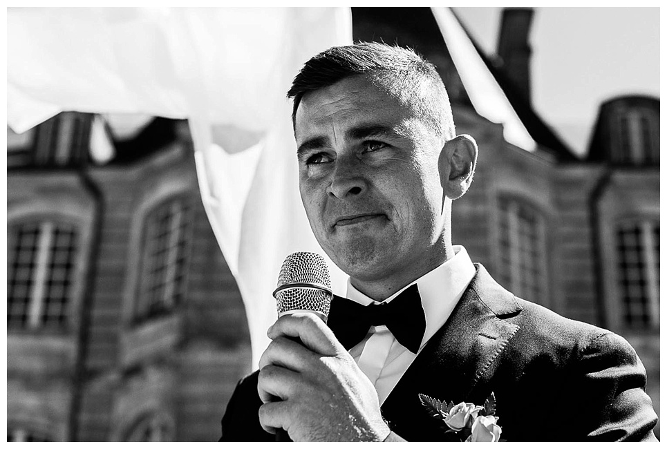 reportage photo mariage laique normandie - photos emotions mariage - audrey guyon