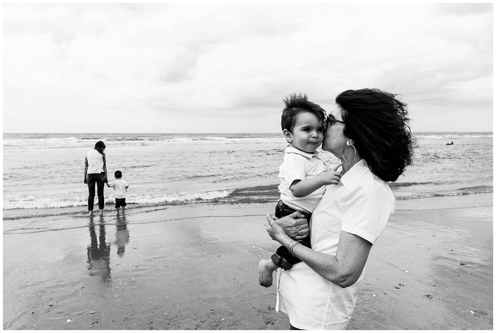 seance famille a la mer de cabourg