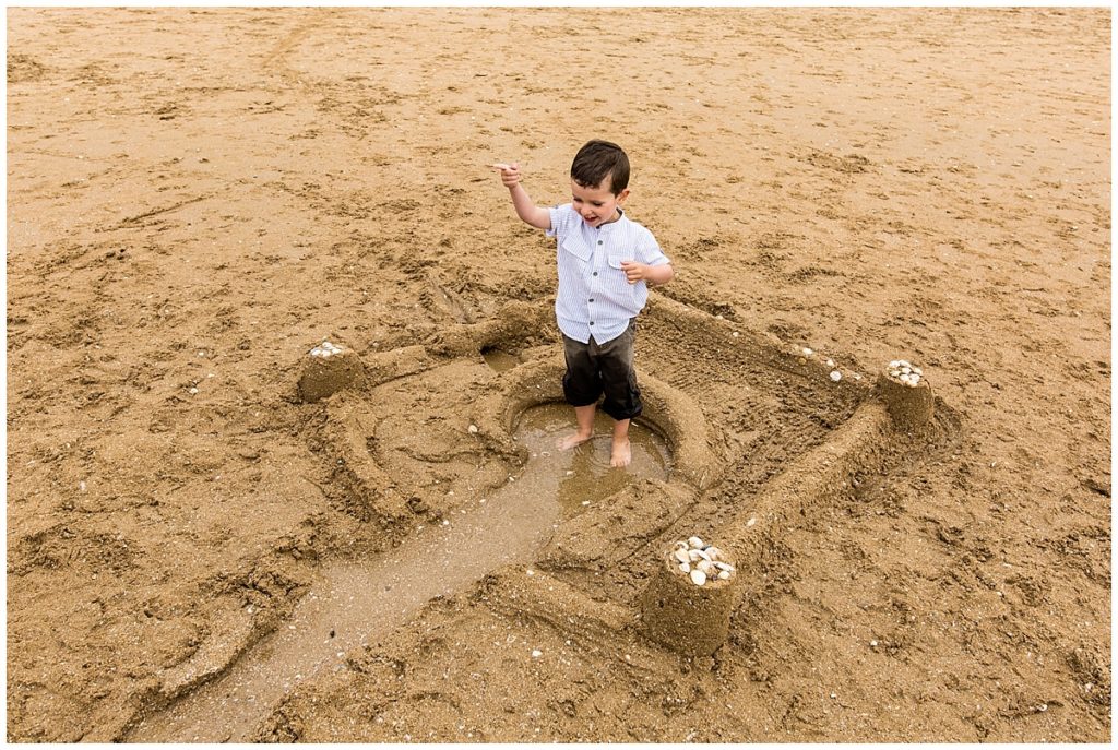 faire un chateau de sable