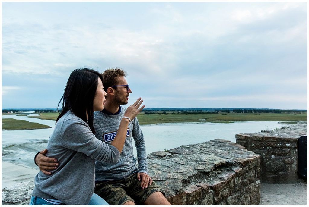 couple mont saint michel