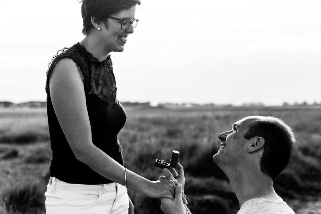 demande en mariage au Mont Saint Michel