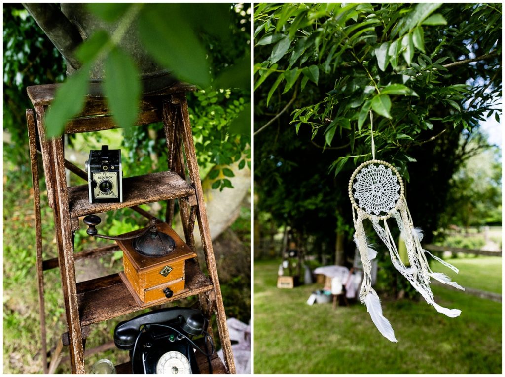 Photo Booth mariage champêtre au champ delaunay