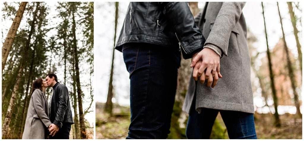 photos de couple en foret en suisse