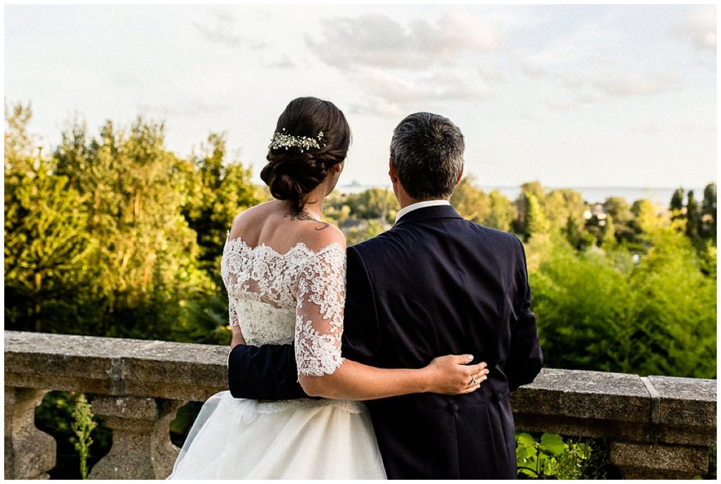 photo de couple au château les hauts