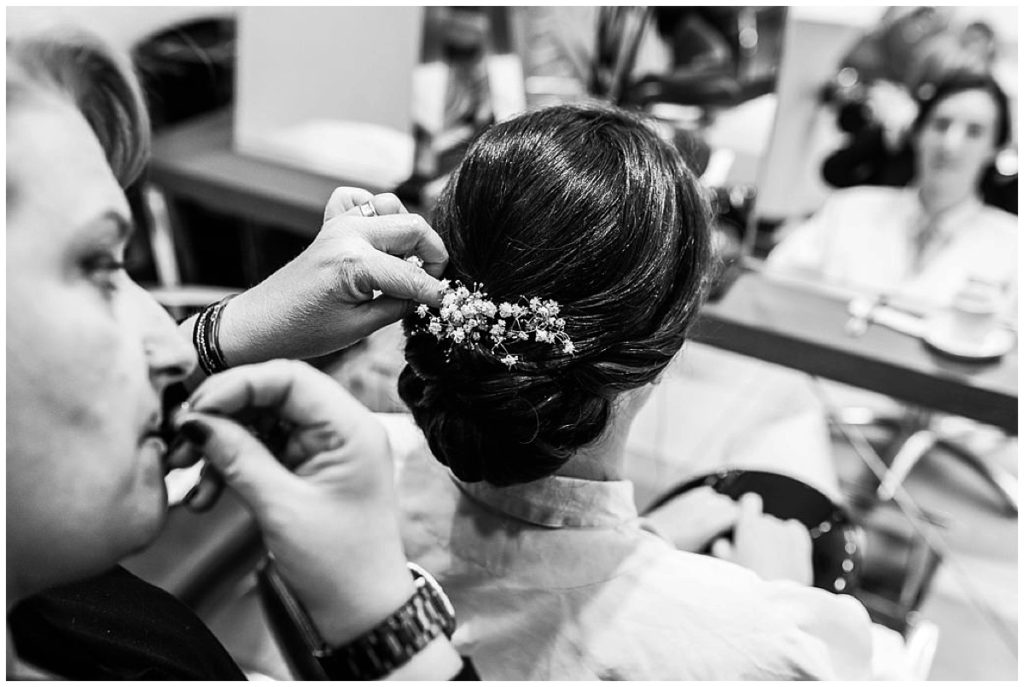 coiffure mariage manche