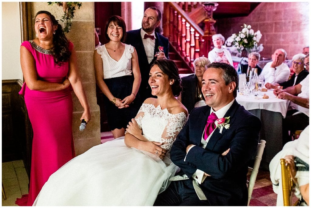 soirée de mariage au château les hauts