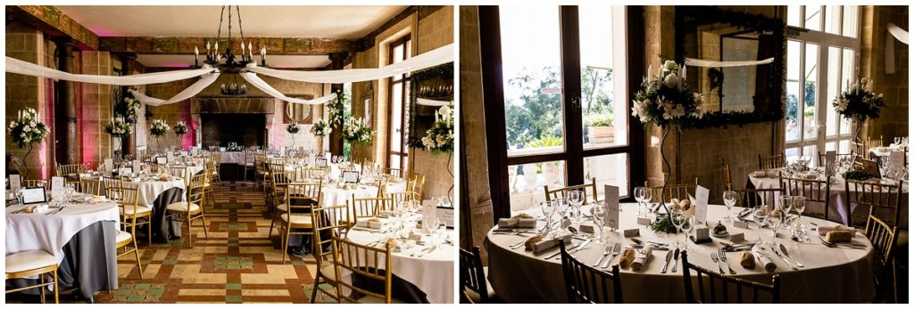 déco de mariage au château les hauts