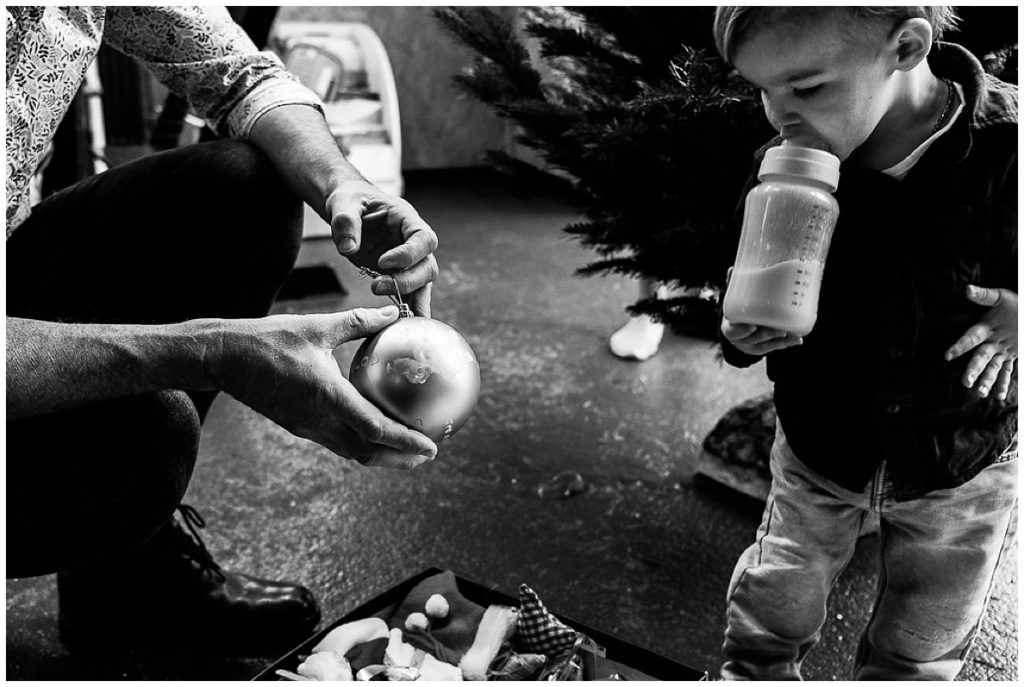 décoration de noel, une séance photos des préparatifs de Noël