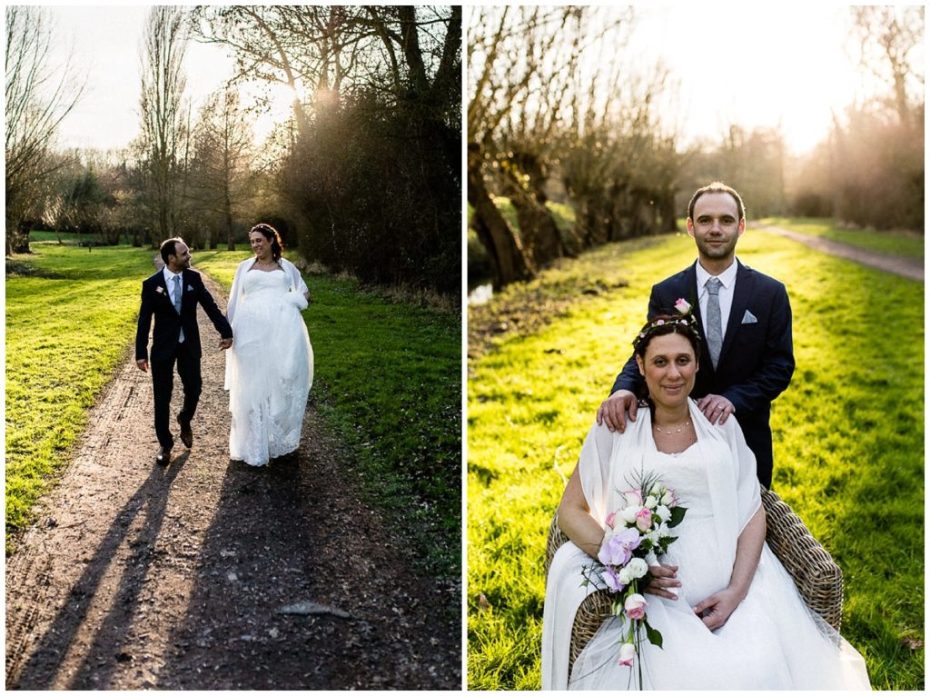 photos de couple mariage d'hiver normandie