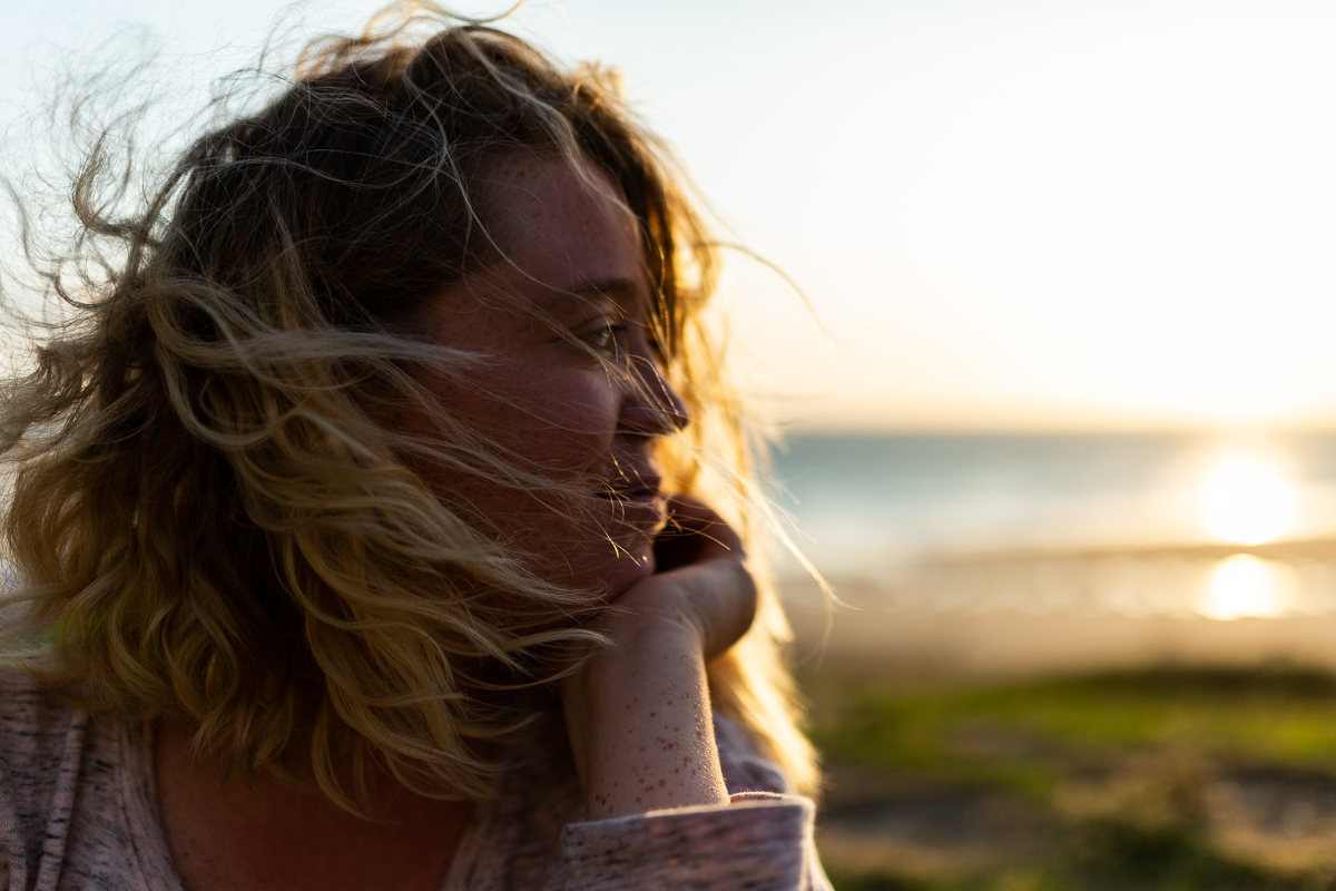 portrait de femme à barneville carteret, audrey guyon photographe normandie