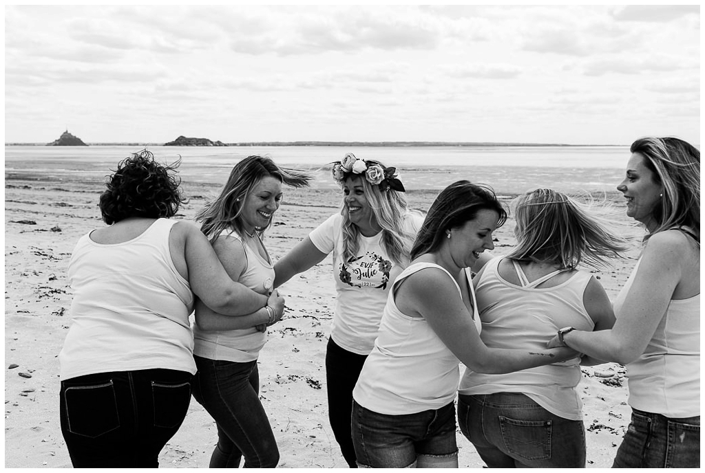 jeu evjf dans la baie du mont saint michel