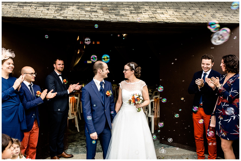 sortie cérémonie laique au domaine de la guérie, audrey guyon photographe mariage normandie