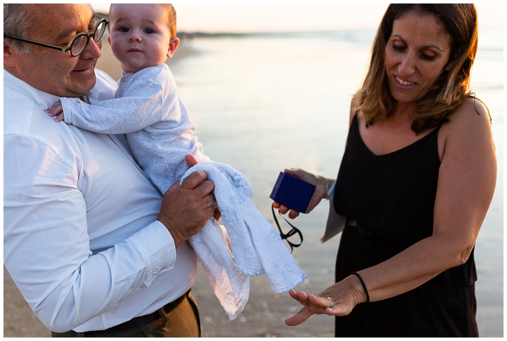 demande en mariage à cabourg en normandie photographiée par Audrey GUYON