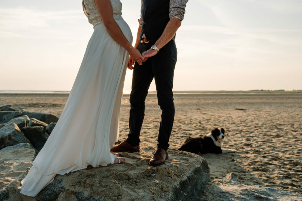 seance day after plage normandie - seance couple mariage normandie - audrey guyon