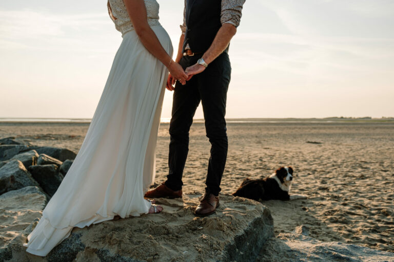 seance day after plage normandie - seance couple mariage normandie - audrey guyon