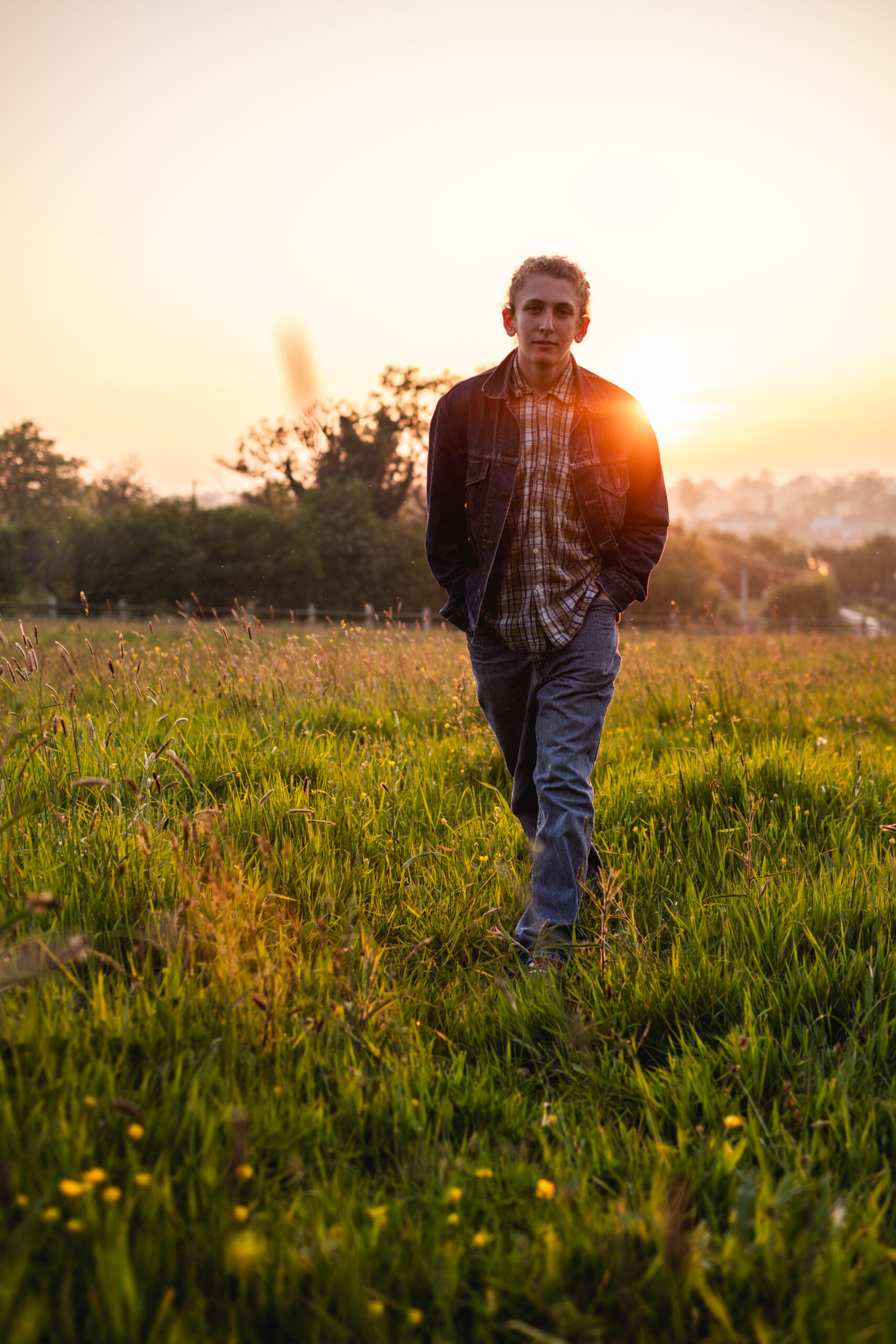 golden hour - portrait à la golden hour - photographe normandie - audrey guyon